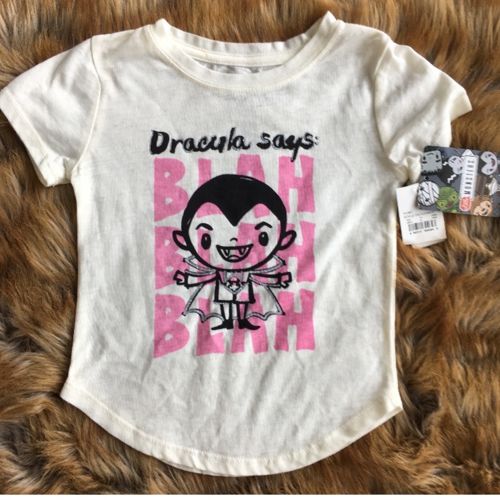 Toddler girls Dracula shirt 2T Halloween NWT
